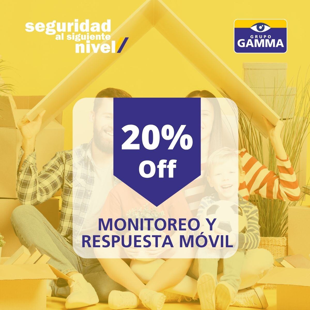 Descuento 20% en Monitoreo y Respuesta Movil GRUPO GAMMA Descuento 20% en Monitoreo y Respuesta Movil GRUPO GAMMA
