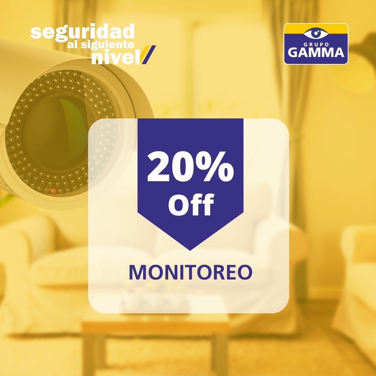 Descuento 20% en Monitoreo GRUPO GAMMA